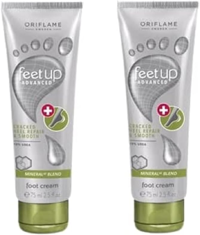 feet up advanced cracked heel repair and smooth foot cream - 75 x 2 ml - Pack of 2 - Business Buzz