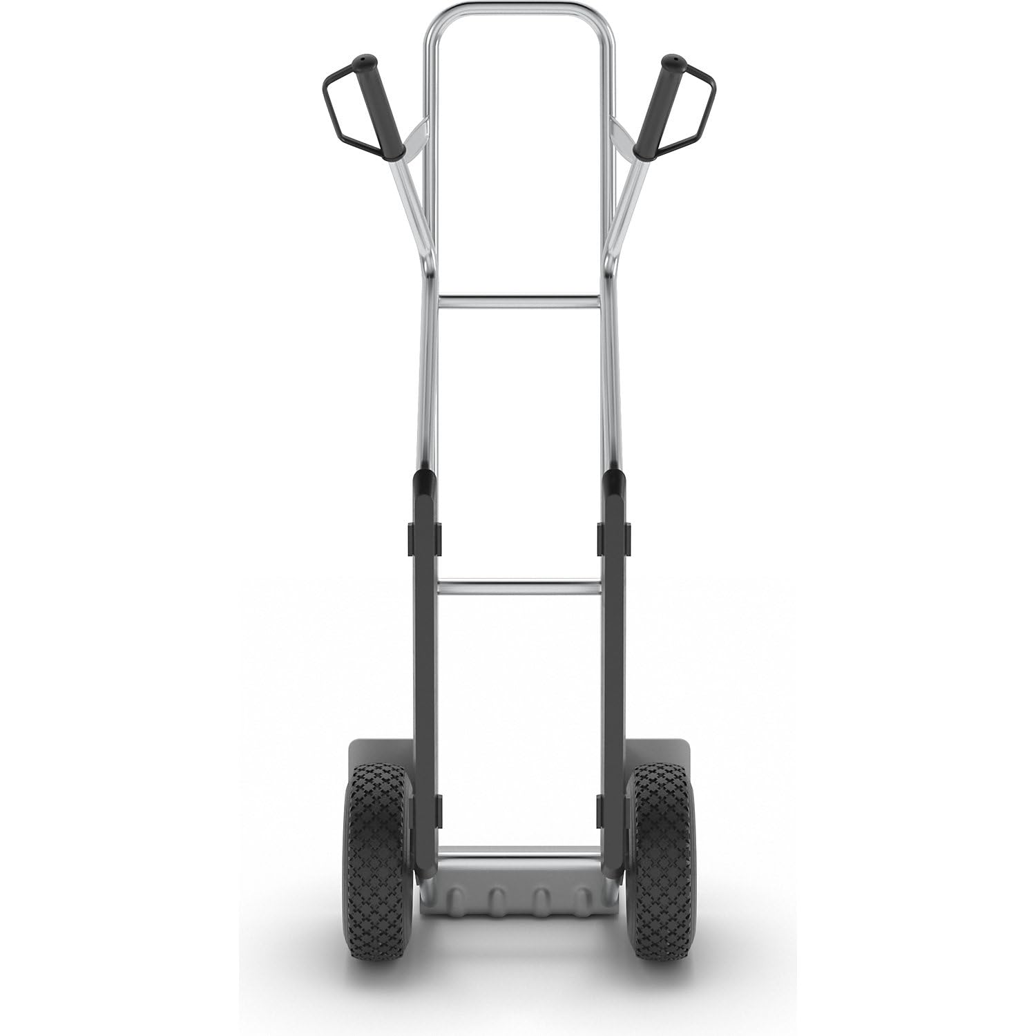 eurokraft pro | Sackkarre aus Aluminium | Modell XL: große Schaufel und Gleitkufen, mit fester Schaufel