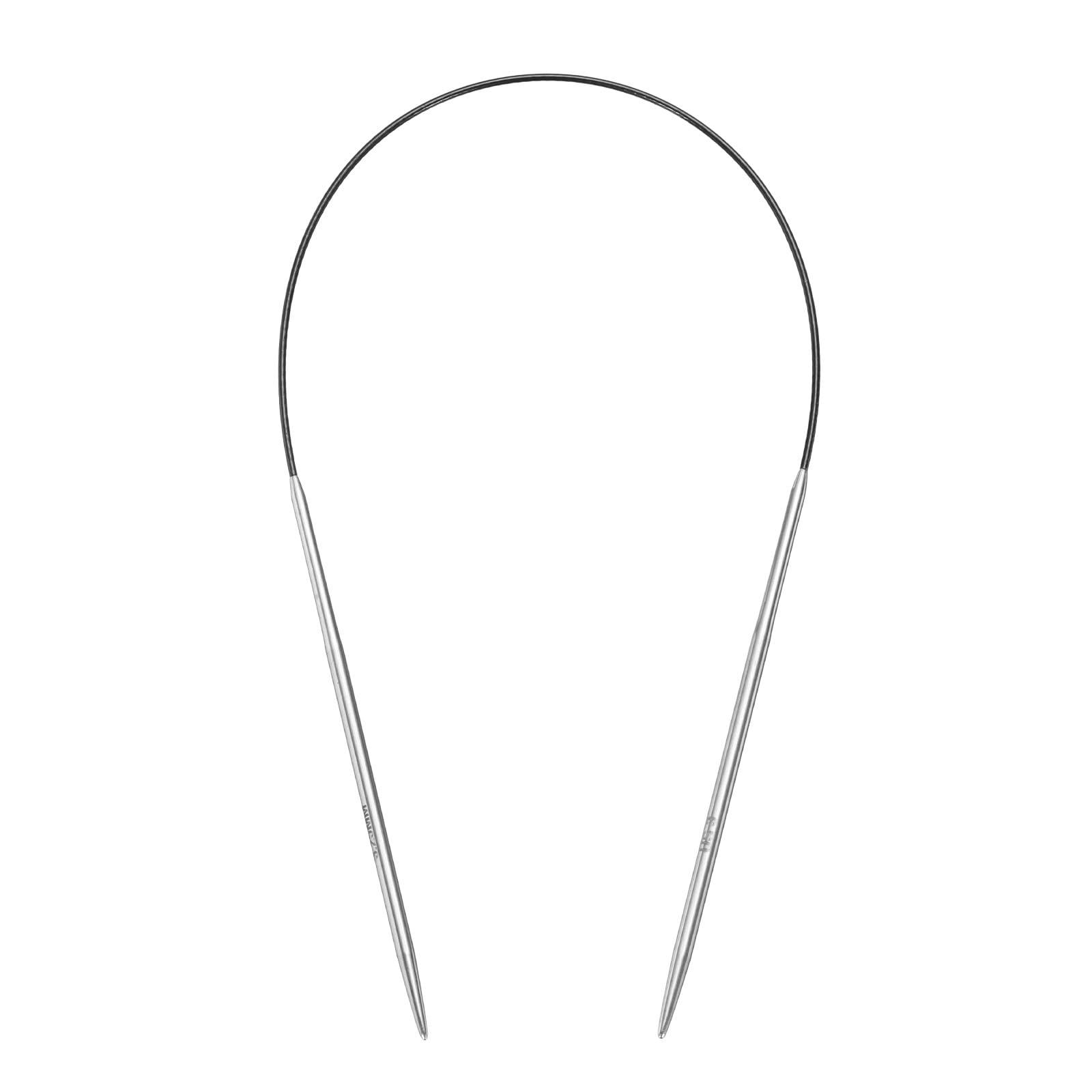 Circular Knitting Needles 3.0mm/US 2.5 - 40 Inch Stainless Steel With Smooth Seams For Sweaters & Blankets
