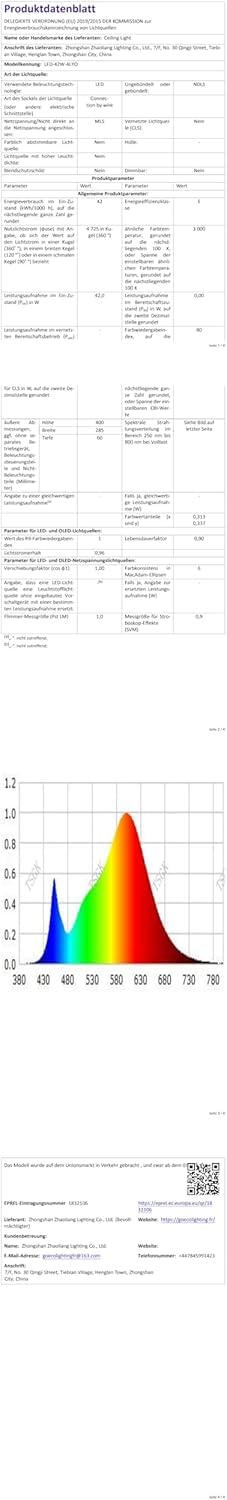 Comely Lampa sufitowa LED, okrągła lampa sufitowa 42W, nowoczesna lampa do przedpokoju, łazienki, kuchni, salonu, naturalne światło 4500K, średnica 40 cm, czarna i biała