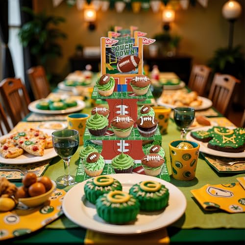 Gatherfun Football Touchdown Cupcake Stand - for Football Theme Birthday & Tailgate Party, Football Party Decorations - Image 7