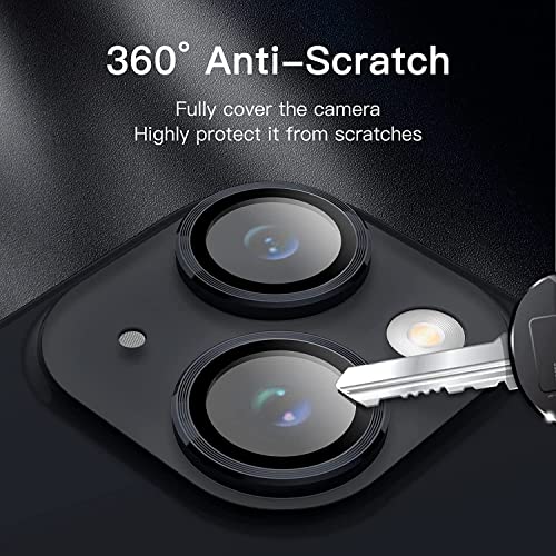 GadgetBite Camera Lens Protector for iPhone 14 6.1"& iPhone 14 Plus 6.7", Tempered Glass Camera Lens Protector Tempered Glass Lens Ring Cover Fit for iPhone 14/iPhone 14 Plus(Black) 5 51qx2ixA sL