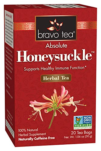 Bravo Tea, Honeysuckle Tea, Caffeine Free, 20 Tea Bags