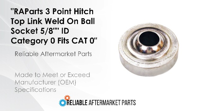 Amazon.com: RAParts 3 Point Hitch Top Link Weld On Ball