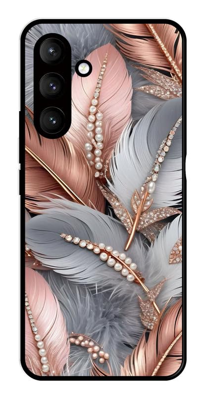 Image of AARFAA Compatible for Samsung Galaxy S26 5G Mobile Phone Back Cover Case for Metal | for Boys Girls |Rose Gold Laptop Wallpaper Printed Rubber Silicone Soft TPU Sides with Camera Protection