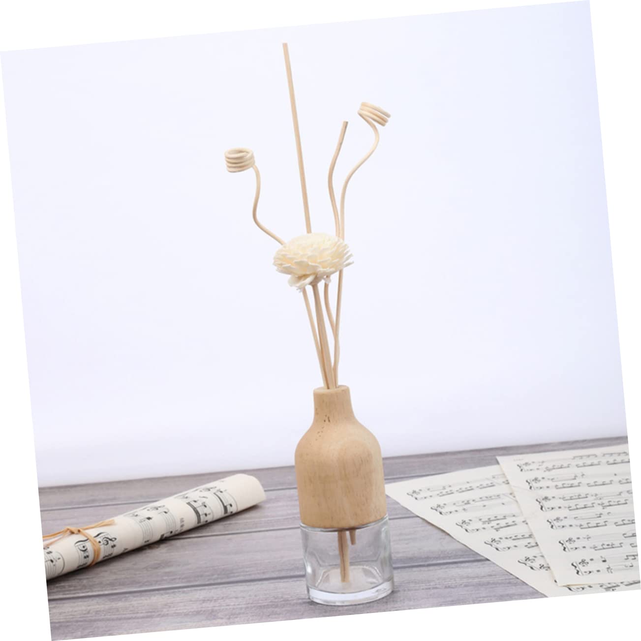 HOLIDYOYO 100pcs Rattan Sticks Aroma Diffuser for Essential Oil Natural Fragrance Sticks