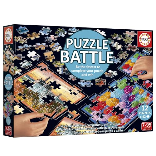 Set de 12 puzzles x 42 pièces Educa Battle Travel - vue 5