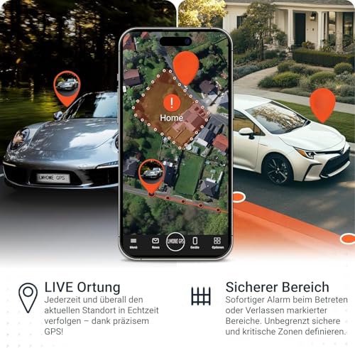 LMHOME GPS 4G Langzeit GPS-Tracker Power Finder für Oldtimer, Auto, Fahrzeuge, Boote, Anhänger und mehr inkl. Magnet-Befestigung - bis zu 90 Tage ohne Aufladen