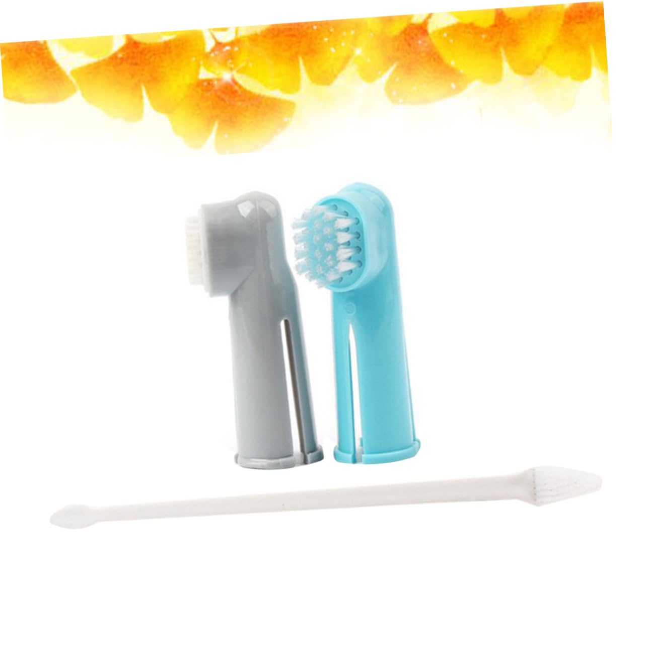 BESPORTBLE 2 Set Pet Toothbrush Set Finger Gloves for Dogs Cats Safe Pet Cleaning Kit