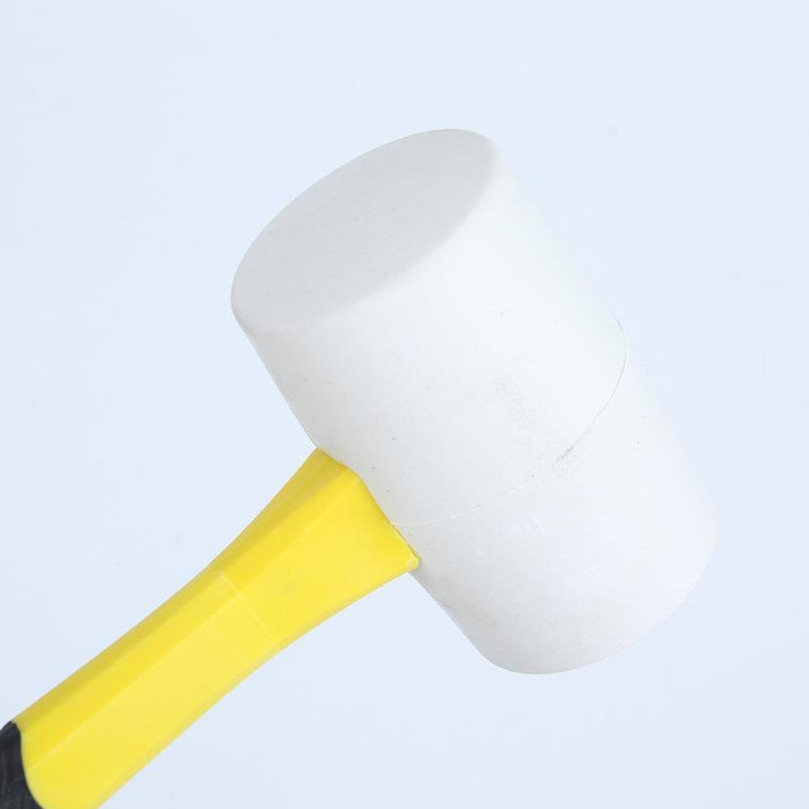 Manico ergonomico in fibra vetro Martelli in gomma bianca Assorbimento degli urti da 5 kg Ideale per assemblaggio mobili e in gomma per artigiani