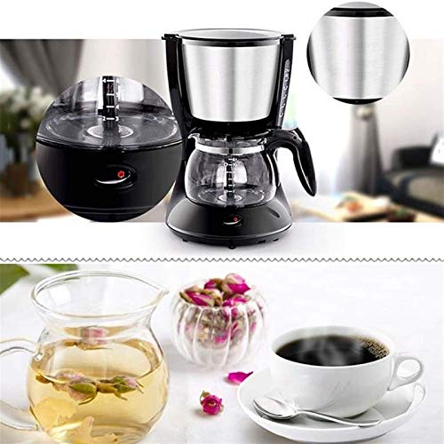KJFSTJHMM Haushaltsfilter-Kaffeemaschine, Tropfkaffeemaschine mit 920ml Glaskrug, Anti-Tropf-Design, um 700 Watt Wärme… – Bild 5