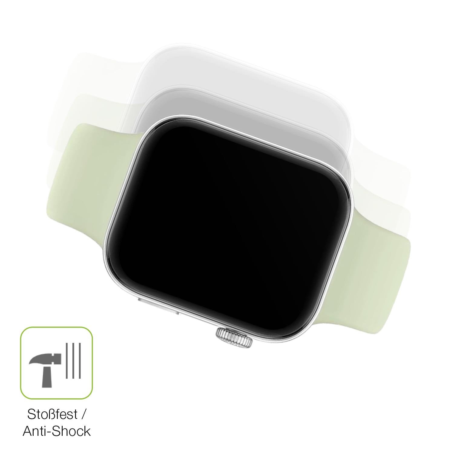 dipos I 2X Pellicola Protettiva antiriflesso Compatibile con TicWatch E3 Smartwatch Pellicola di Protezione