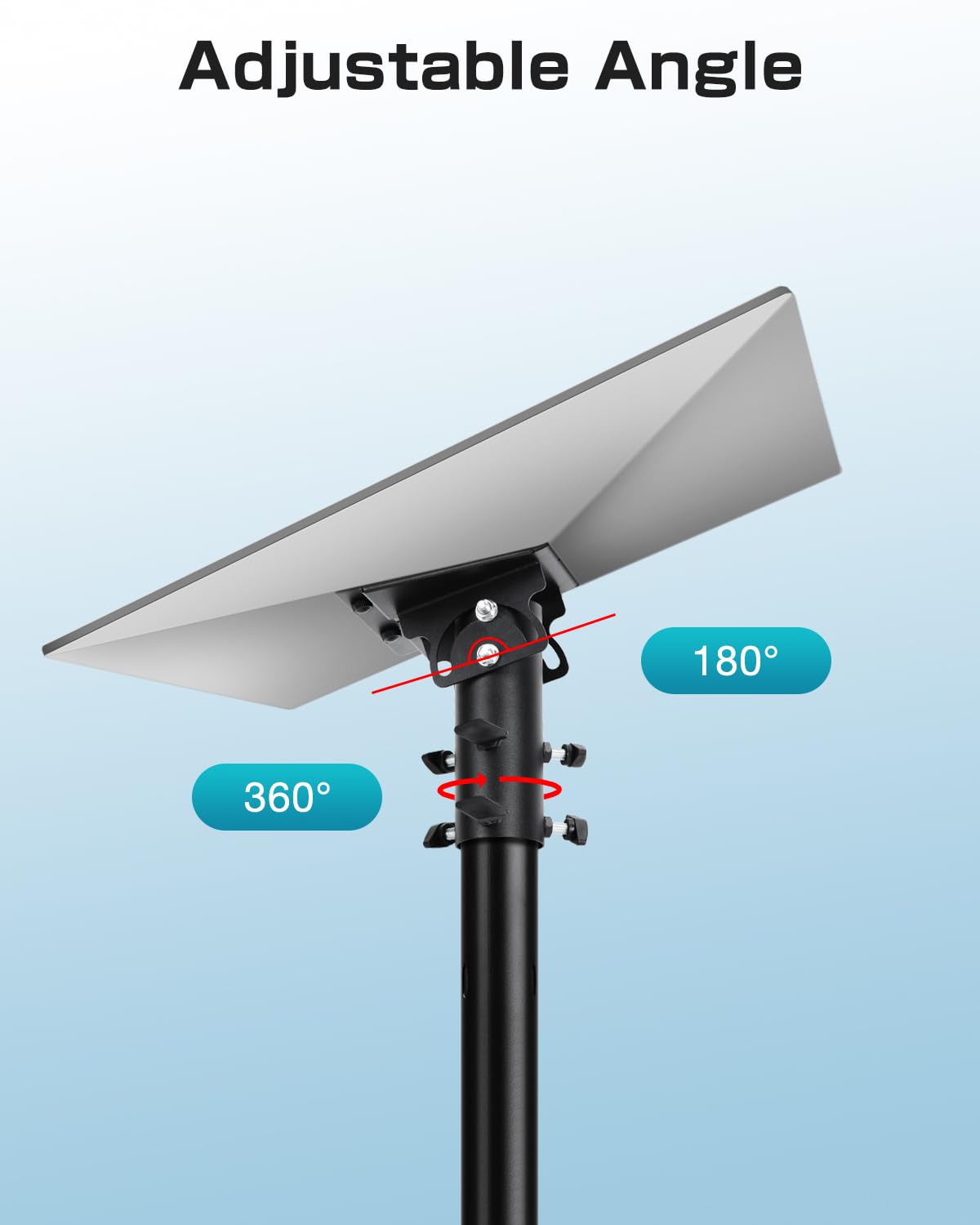PAIRIER Adaptador de tubo para Starlink Gen 3, kit de montaje, Soporte, compatible con la antena parabólica estándar Starlink V3