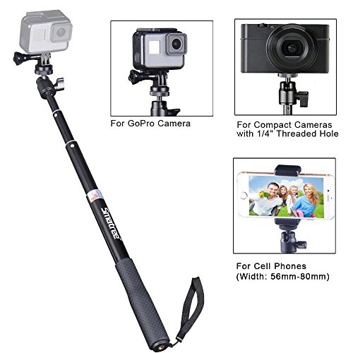 Smatree SmaPole Q3 Palo estensibile con treppiede