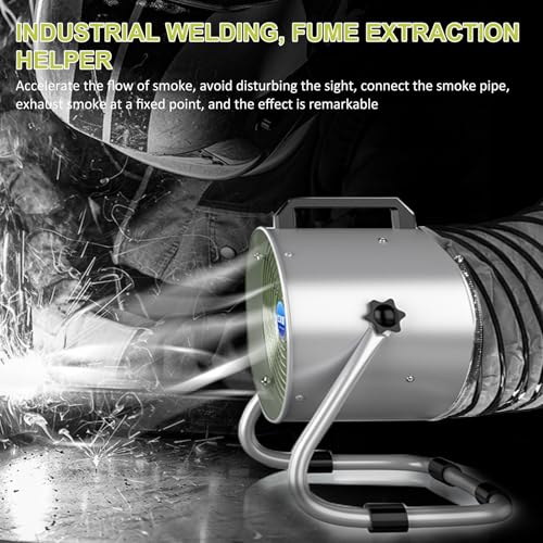 Utility Blower,8 Inch Exhaust Fan,2500R/MIN High Velocity Portable Ventilator
