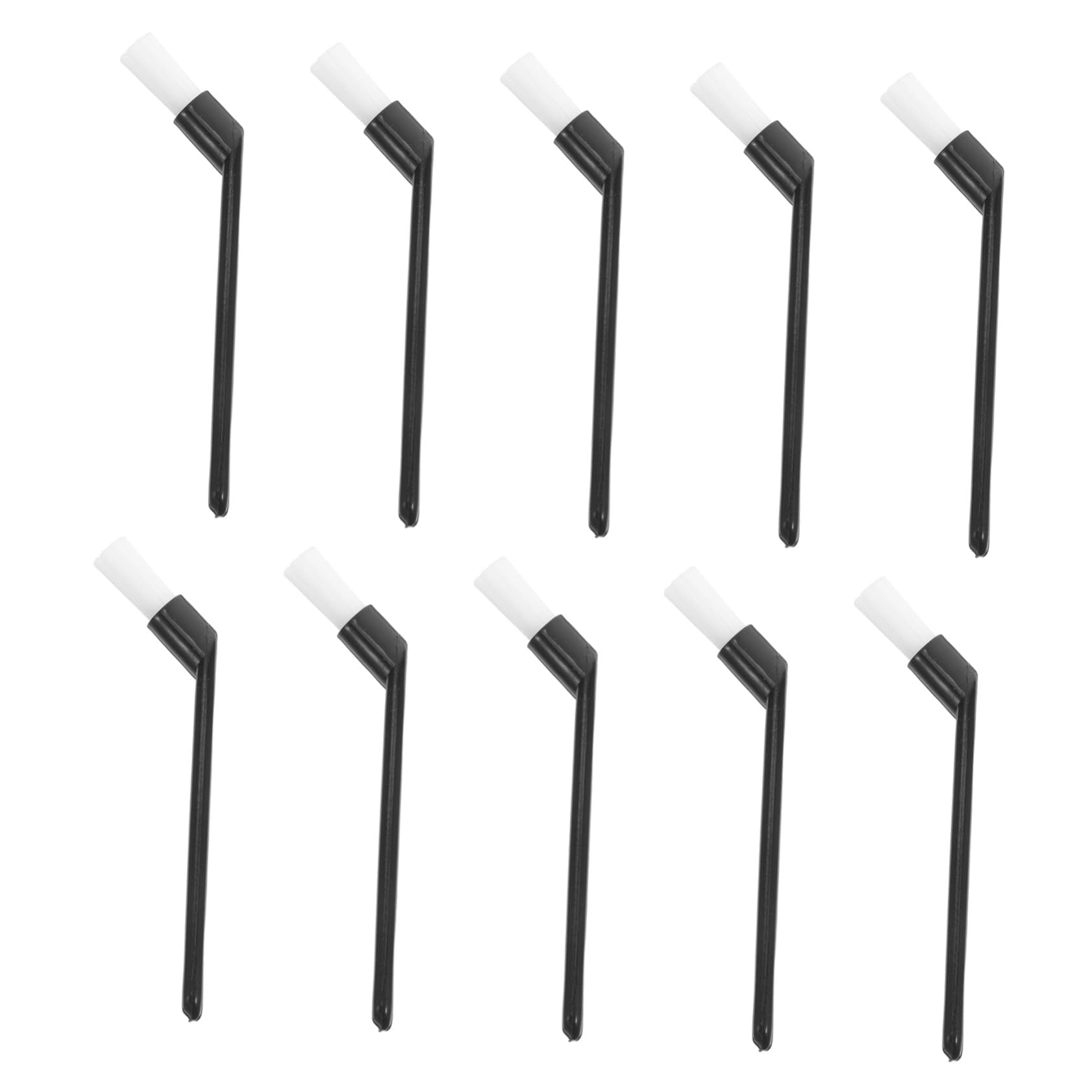 10 Cepillos De Limpieza Para Cafetera Accesorios Para Molinillos De Café De Nailon Color Negro