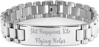 Happens. Kite Flying. Kite Flying Ladder Bracelet, Special Kite Flying Gifts, Engraved Bracelet For Friends from Friends, Gift ideas for friends, Best friend gift ideas, Personalized gifts for, Silver Plated Zinc, Cubic Zirconia