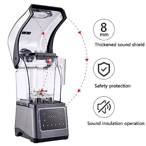 Machine de Cuisson Murale Cassée Silencieuse pour Smoothies et Glace Pilée - 4