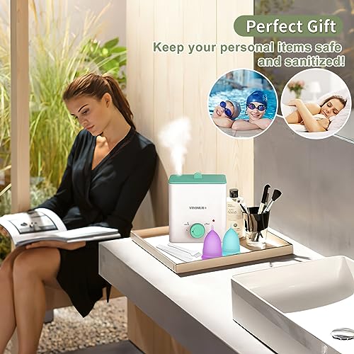 YTYOMUR Menstrual Cup Steamer Sterilizer with 2 Reusable Period Cups, Menstrual Cups Cleaner Wash Kit - Image 8