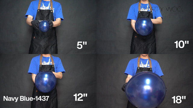 Amazon.com: PartyWoo Navy Blue Balloons 100 pcs Different Sizes