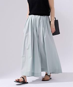 【新品未使用】IENA ドットグログランボリュームスカート　ネイビー36サイズ ドットグログラン ボリュームスカート（ロング・マキシ丈