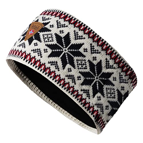 Dale of Norway - Bandeau Adulte Garmisch, Couleur Blanc cassé/Framboise/Bleu Marine, Taille Unique, 25971-A-01 Cover