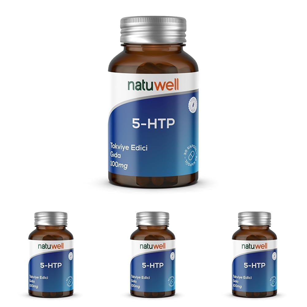 Natuwell 5-HTP 100 mg 30 Kapsül (4 paketi)
