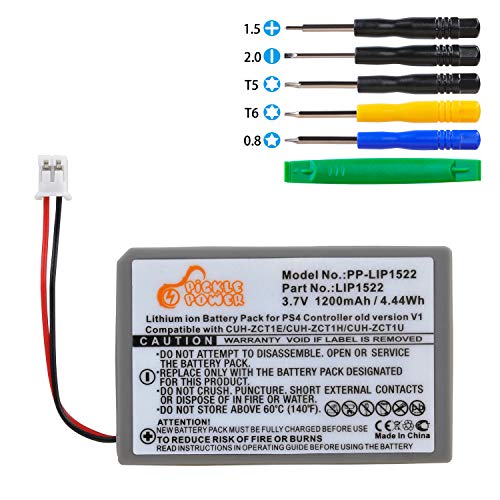 Pickle Power LIP1522 PS4 Battery with Tools for Sony Playstation 4 PS4 Dualshock 4 Wireless Controller CUH-ZCT1E CUH-ZCT1U-2015