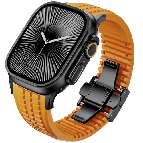 diosbras �A�b�v���E�H�b�`�p �o���h for Apple Watch�p �ی�J�o�[ �x���g �X�e�����X ���o�[ �n�C�u���b�g49mm ULTRA �E���g�� ���� ������� �����Y �V���R�� �X�|�[�c 42mm/44mm/45mm/49mm Seri
