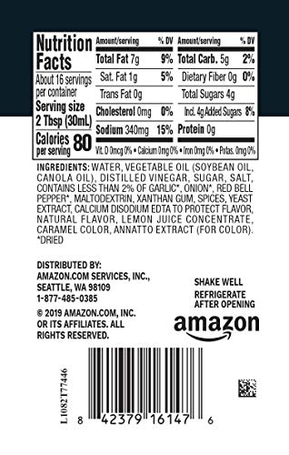 Image of Amazon Brand - Happy Belly Traditional Italian Dressing, 16 fl oz
