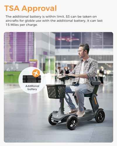 Electric Mobility Scooter Foldable Compact