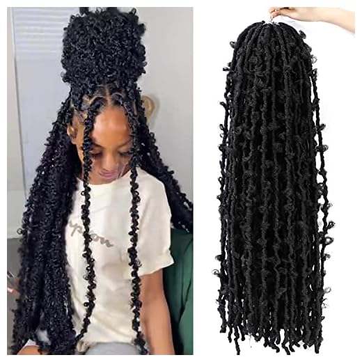 Butterfly Locs Crochet Hair 36 Inch Long Butterfly Locs Crochet Braids Hair For Black Women 6 Packs Distressed Faux Locs Crochet Butterfly Locs Pre Looped Crochet Hair (36 Inch 6 Packs, 1B#)