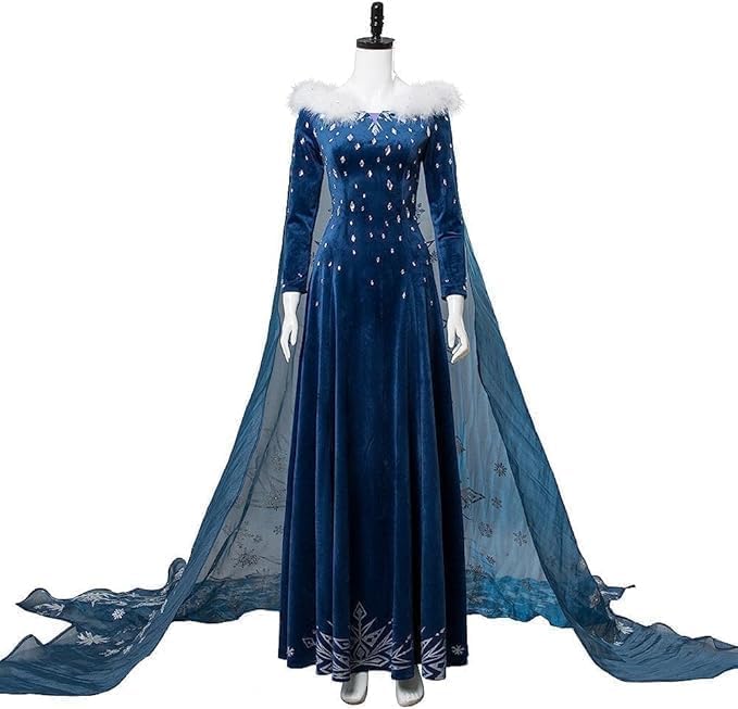 あいすたべたいエルサ コスプレ衣装＋ウィッグセット あいすたべたい様