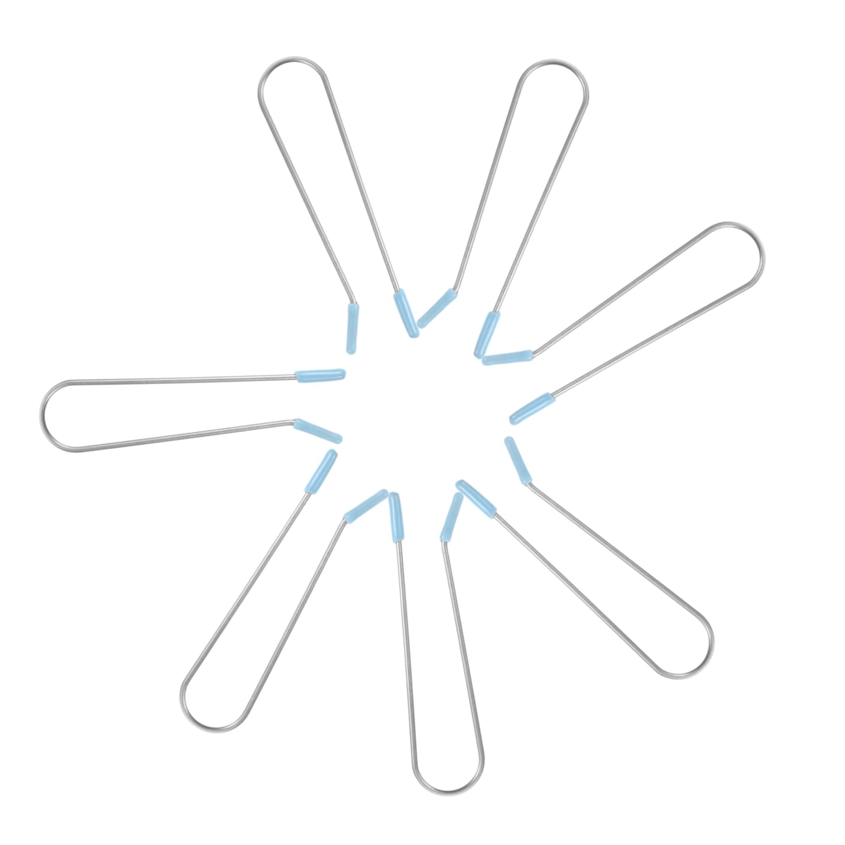 IWOWHERO Hot Roller Clamps 20pcs Hot Roller Clips for Hair U-shaped Metal Wire Clips for Women