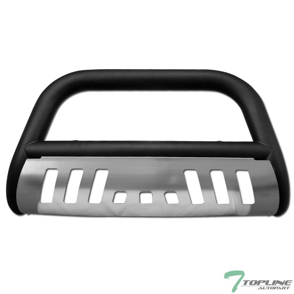 TLAPS Matte Black Bull Bar Brush Push Front Bumper Grill Grille Guard