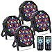 Stage Lights Dj Lights for Parties Led Stage Light Sound Activated Portable Party Light Par Light 36 Led RGB Remote Control Uplights for Disco Indoor Events Bar Birthday Wedding Outdoor