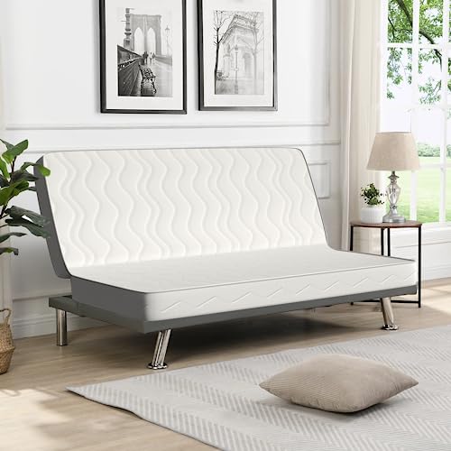 Miasuite I Sogni Italiani Materasso 2 In 1, Misura 140X195, Per Divano Letto Click Clack, Con Piega Centrale, Versatile E Compatto, Ortopedico Con Dis