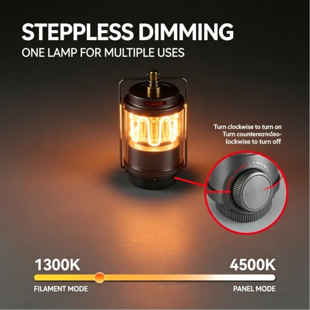 Lanterne de camping portable LED
