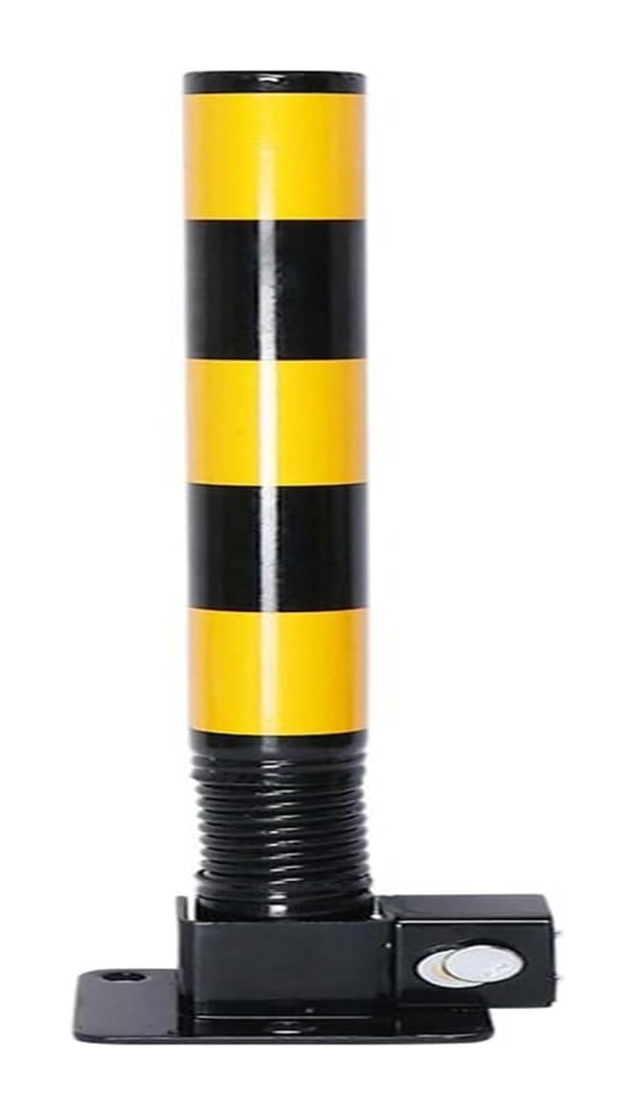DUANHOZ Lockable Fold Down Parking Barrier Post, High Visibility Bollard for Private Driveway Security and Space Protection