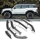 Wheel Eyebrows Compatible with 2024 2025 Toyota Land Cruiser Prado LC250 J250 Replacement Accessories Decor Sticker Cover Wheel Arch Protection For 24 25 Land Cruiser Fender Flares Wide Cover Trim