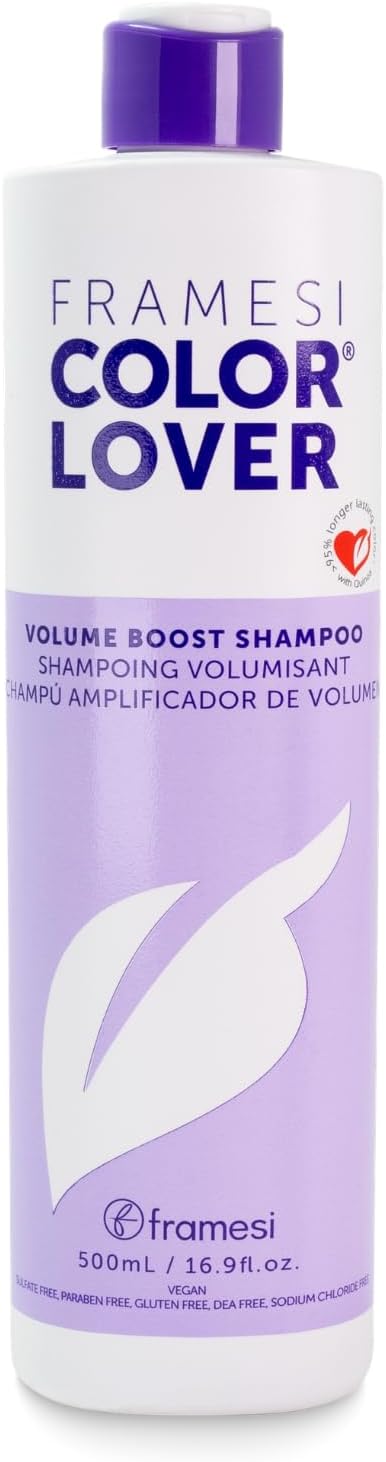 Color Lover Volume Boost Shampoo, Sulfate Free Shampoo with Quinoa and Aloe Vera, Color Treated Hair