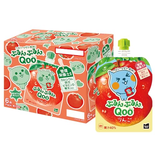 コカ・コーラ ミニッツ メイド ぷるんぷるんQoo りんご 125gパウチ×6袋のサムネイル