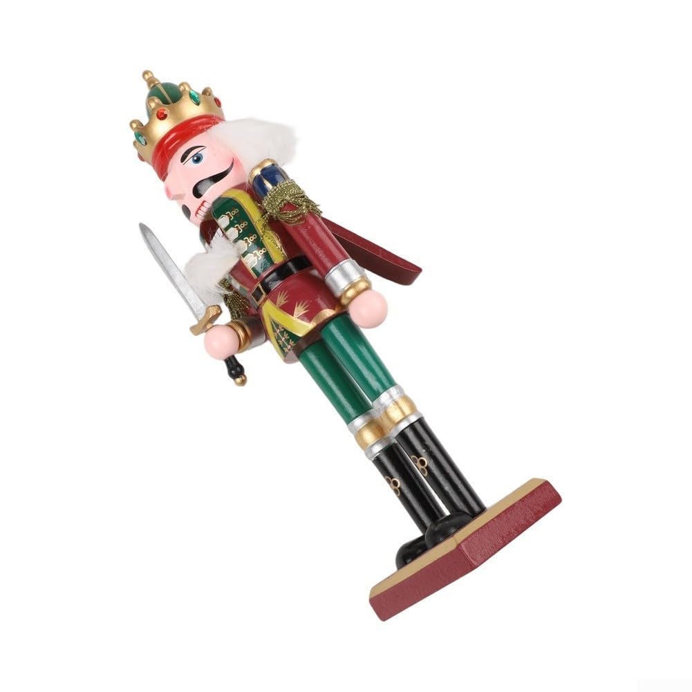 Nussknacker Figur aus für holz 12 Zoll Traditionell Weihnachtlich(A+B+C+D)