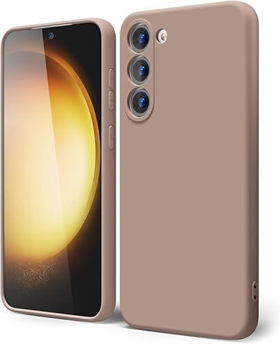 oakxco Funda para teléfono Samsung Galaxy S23 Plus de silicona líquida, bonita funda de gel suave de goma TPU suave para mujeres y niñas, diseño