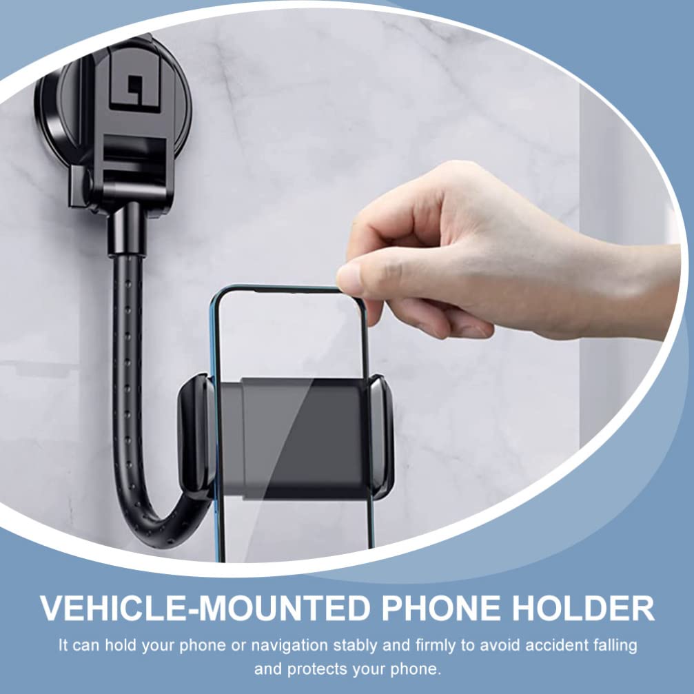 Gatuida Supporto per Cellulare Auto Ventosa Supporto Smartphone per Auto Rotazione Automatica Montaggio Veicolo per Telefono e Gps