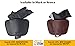 DTOM Premium Leather (not Synthetic) Universal IWB or OWB Ambidextrous Belt Slide Holster Black