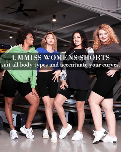 Image of UMMISS Cotton Boy Shorts Underwear for Women High Waisted Biker Shorts Tummy Control Boxer Briefs Pack