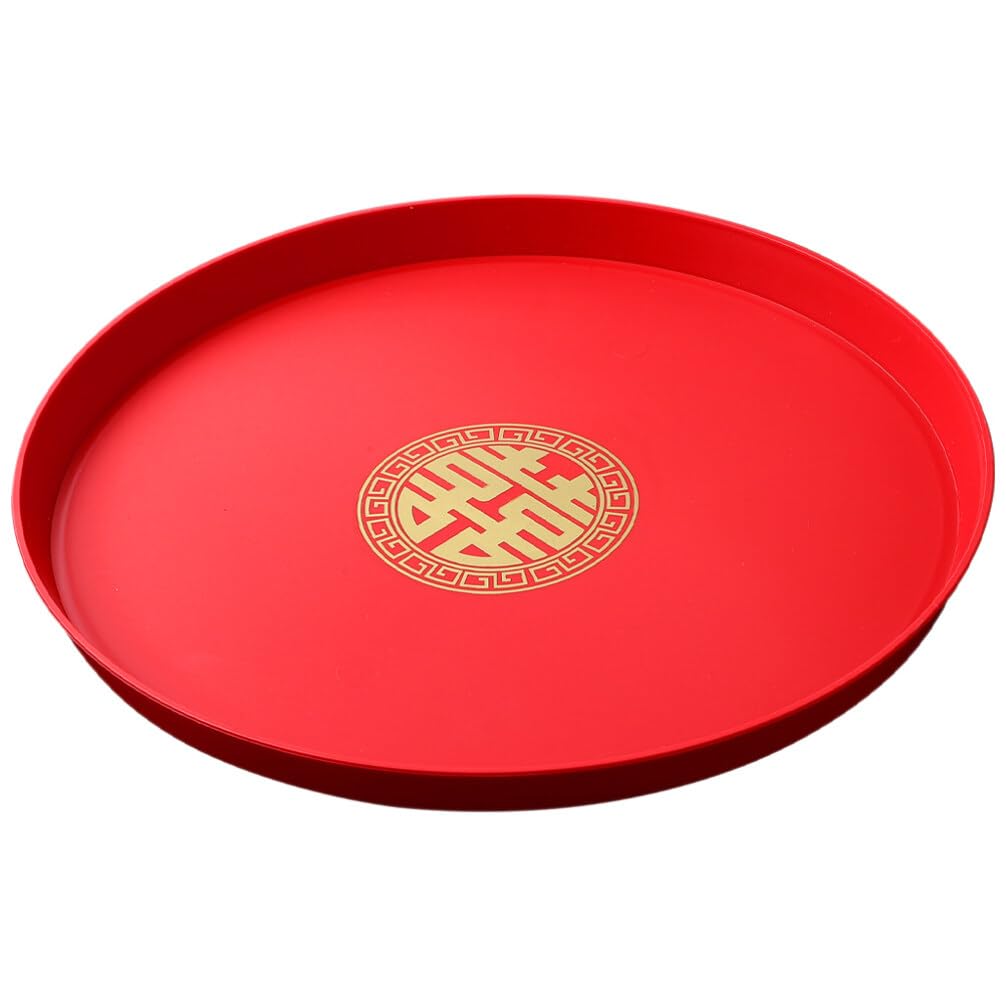 Photo 1 of Luxshiny Chinese Wedding Serving Tray - 10.4 Inch Round