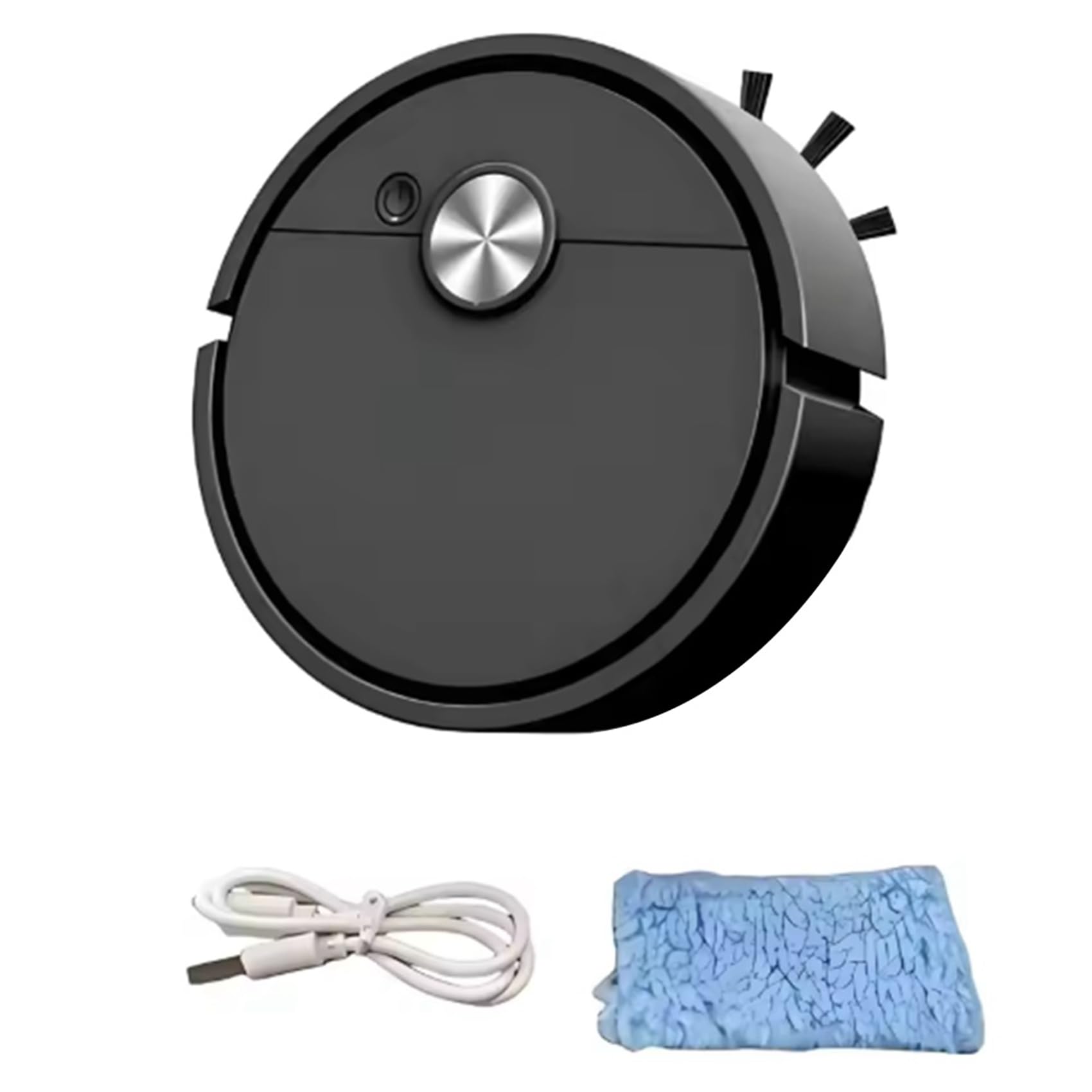 CTRLZS New Smart Vacuum Cleaner for Hard Floors Pet Hair Carpets 4000Pa Strong Suction Robot Sweeper A