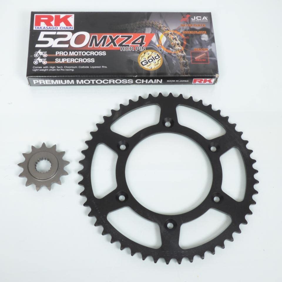 Kit chaîne France Equipement compatible avec Moto Honda 250 CR 1996 à 2001 13X50 pas 520